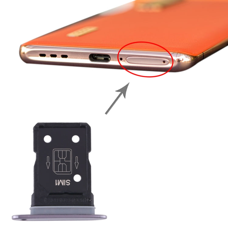 Per OPPO Trova X2 Pro Vassoio scheda SIM + Vassoio scheda SIM, For OPPO Find X2 Pro(Double Card), For OPPO Find X2 Pro Per OPPO Trova X2 Pro Vassoio scheda SIM + Vassoio scheda SIM, For OPPO Find X2 Pro(Double Card), For OPPO Find X2 Pro
